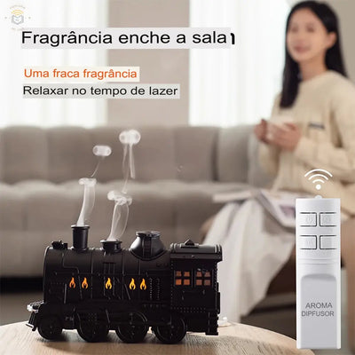 Difusor de Aroma Ultrassónico com Controlo Remoto