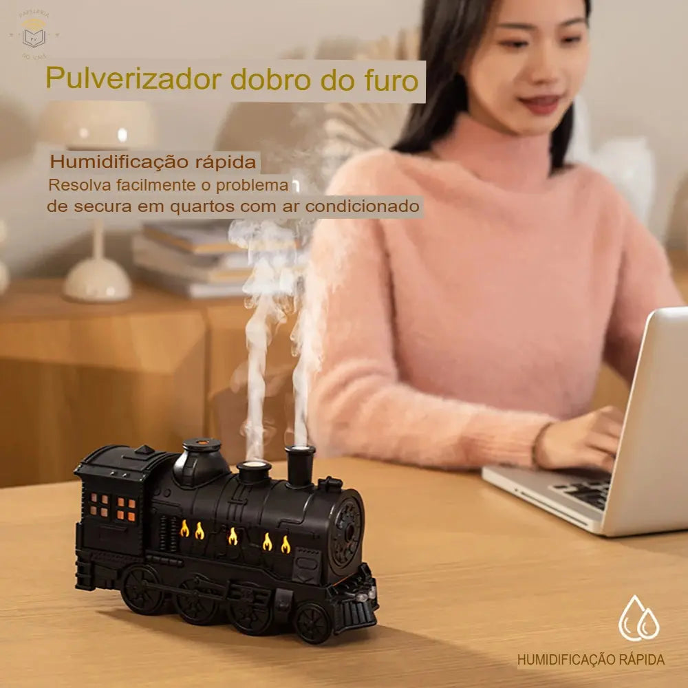 Difusor de Aroma Ultrassónico com Controlo Remoto