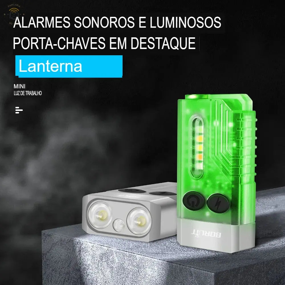 Lanterna LED EDC V10 1000LM Recarregável.