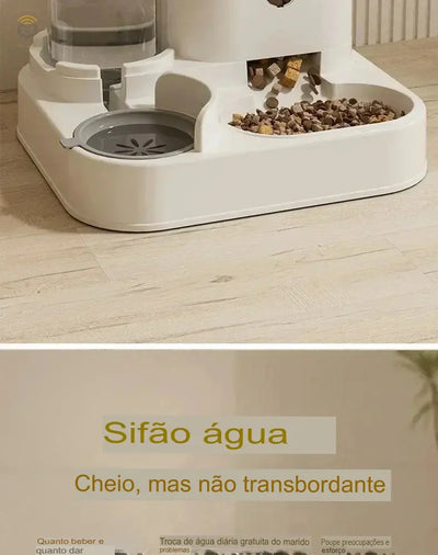 Comedouro Automático e Fonte para Cães e Gatos